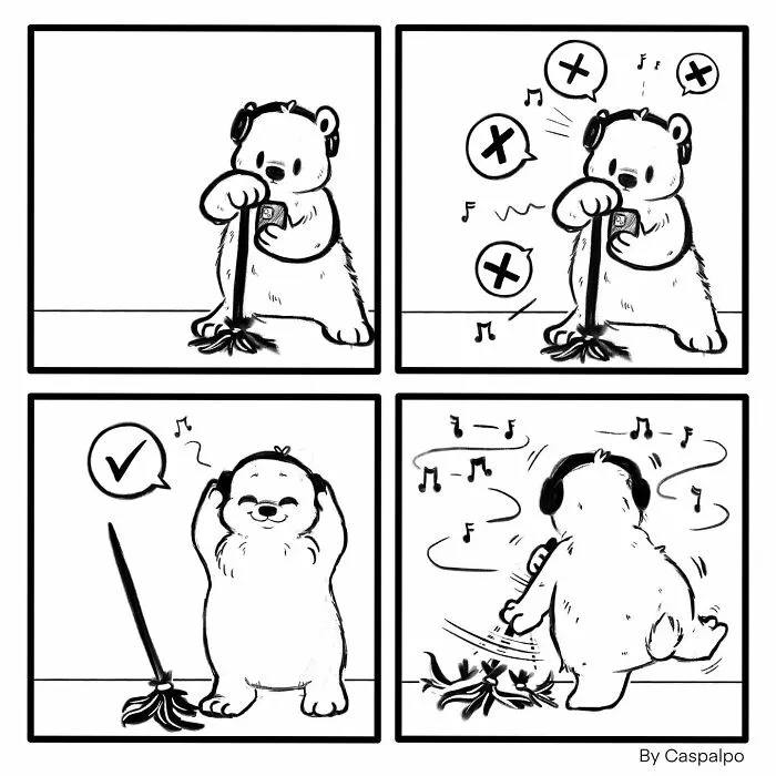Artist Creates Wholesome Comics Featuring A Bunny And Bear Couple (29 New Pics)