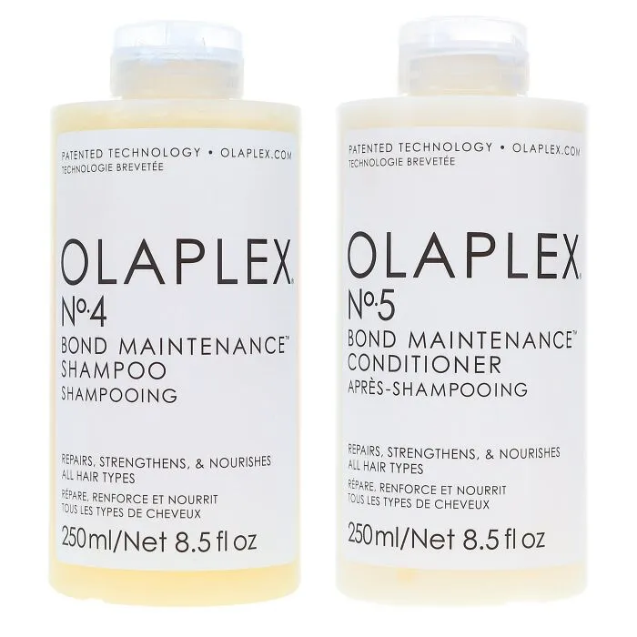 Locks Love Olaplex: No.4 Shampoo & No.5 Conditioner - Your Duo For Unbreakable Shine, Because Great Hair Doesn't Happen By Chance