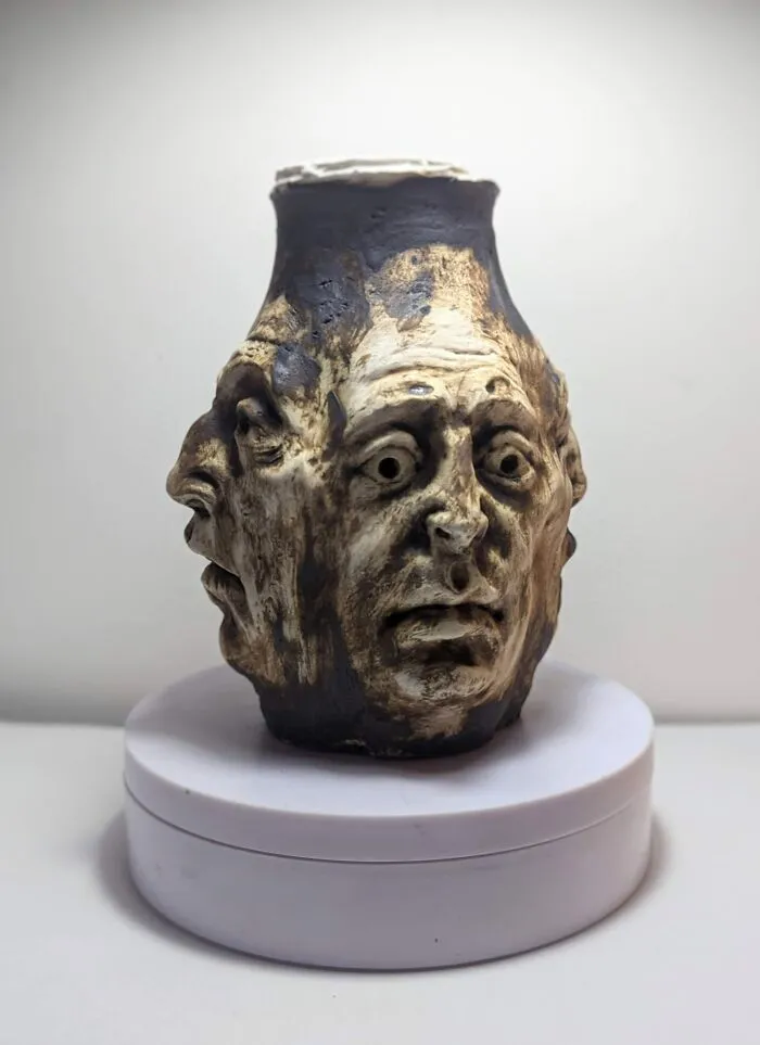 4 Headed Vase