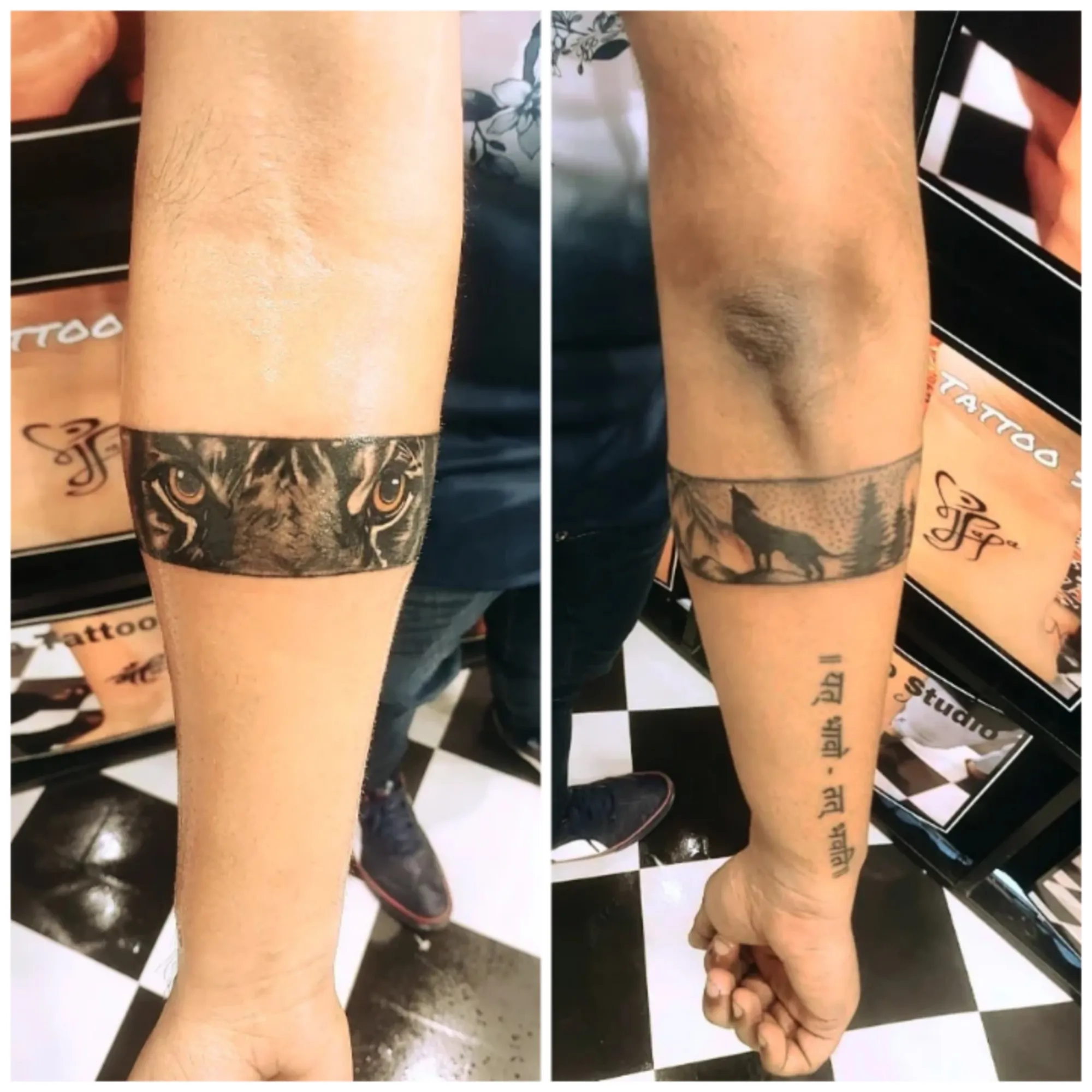 Lion Band Tattoo Designs- Bob Tattoo Studio