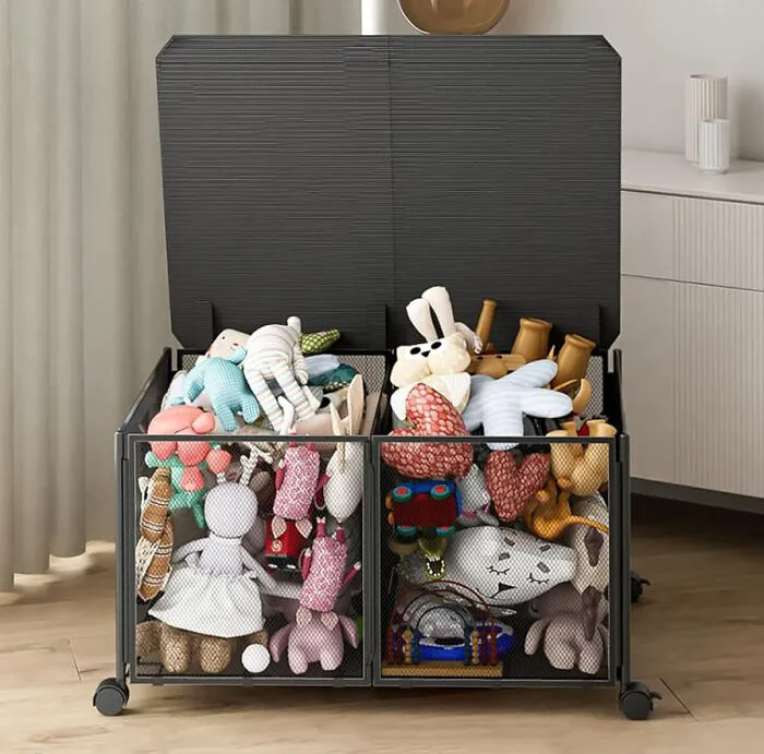 Rolling Toy Crate
