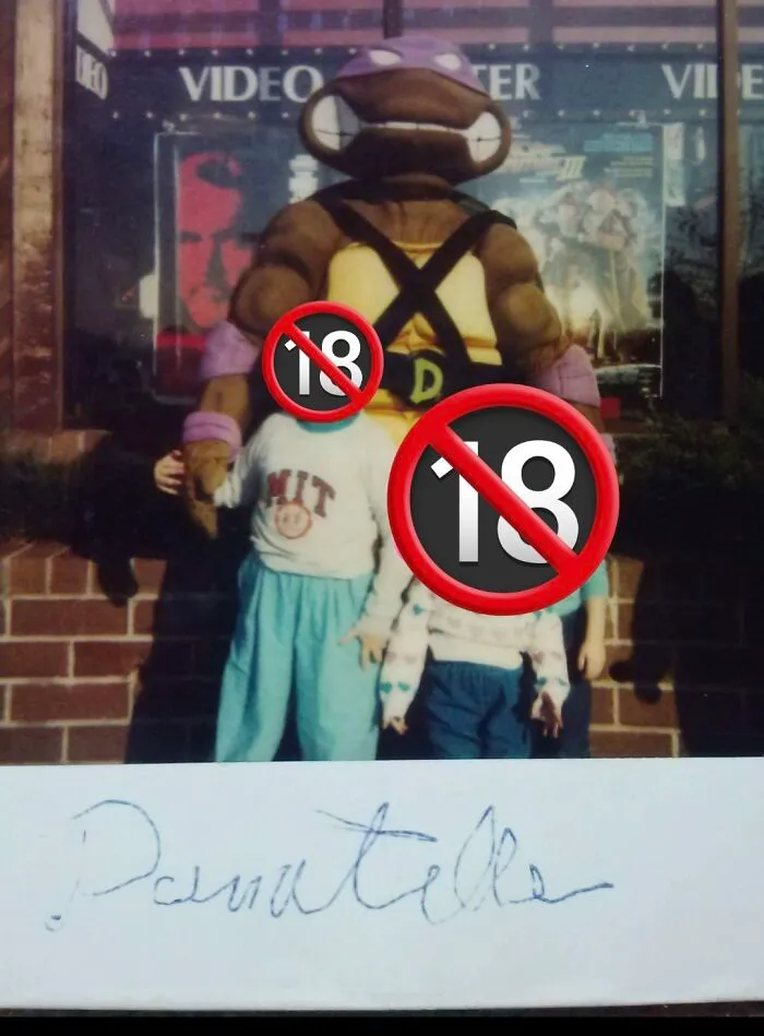 We Made The Person In The Suit Sign The Polaroid 😂