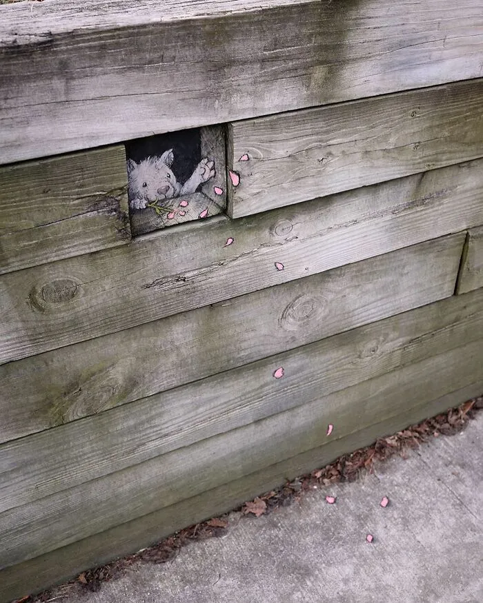 50 Doodled Creatures That Popped Up In Unexpected Places, By David Zinn (New Pics)