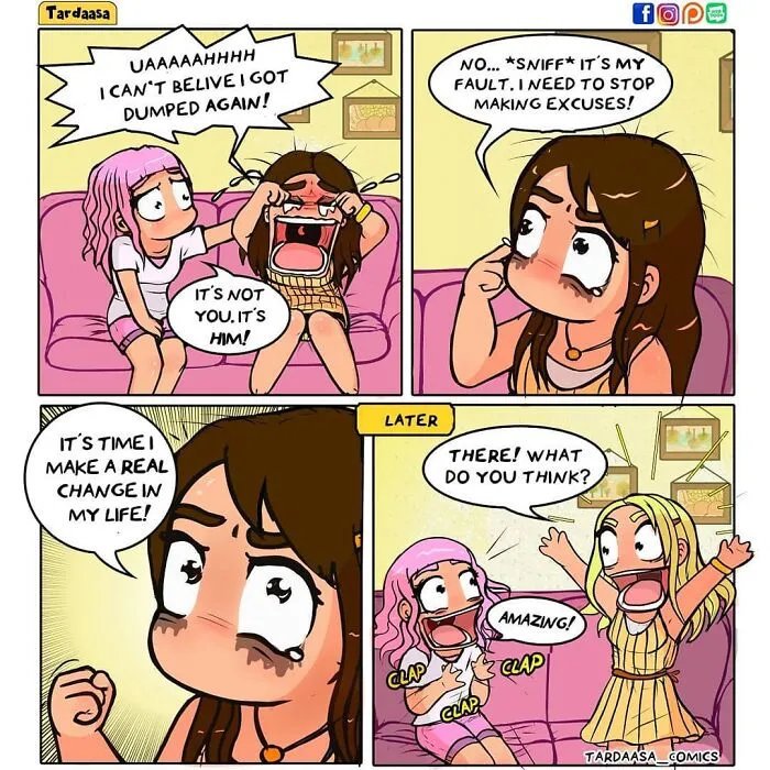30 Hilarious Comics That Perfectly Sum Up What Being A Girl And Relationships Are Like