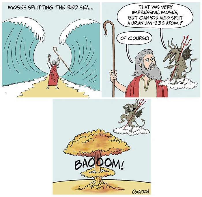 22 Absurd And Witty Comics Depicting Ridiculous Situations By Quatsch (New Pics)
