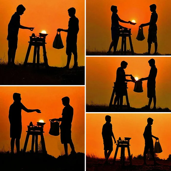 Sunset Stories: 17 Pics Of People's Silhouettes, Plants And Insects By This Photographer
