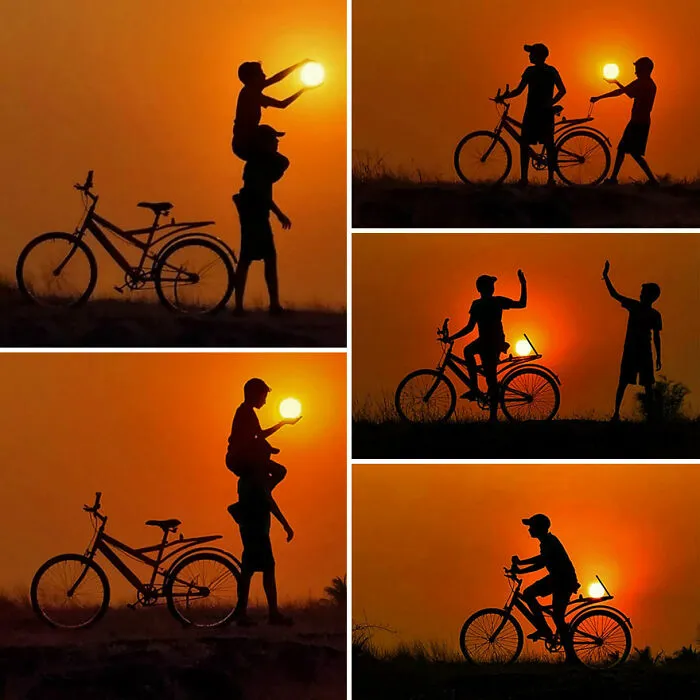 Sunset Stories: 17 Pics Of People's Silhouettes, Plants And Insects By This Photographer