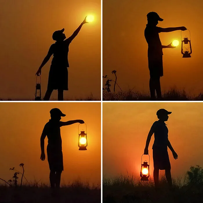 Sunset Stories: 17 Pics Of People's Silhouettes, Plants And Insects By This Photographer