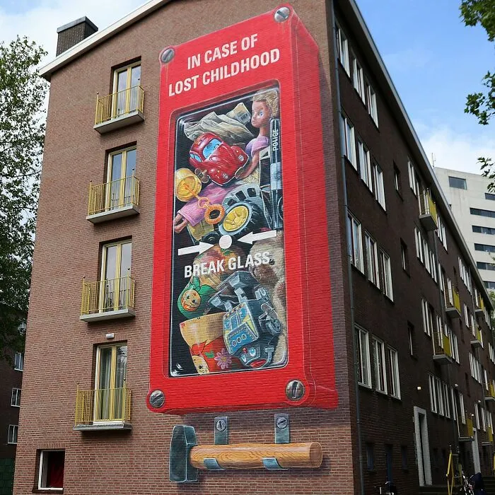 35 Captivating 3D Murals By This Dutch Artist Infused With Hidden Messages