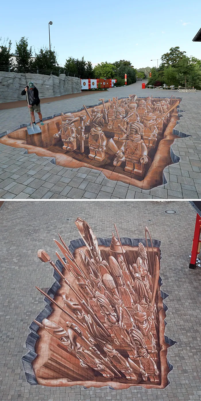 35 Captivating 3D Murals By This Dutch Artist Infused With Hidden Messages