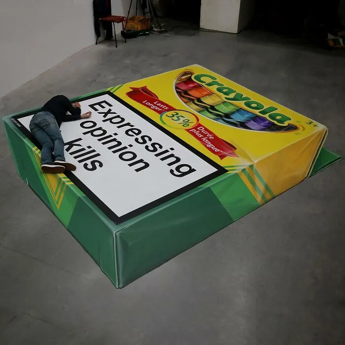 35 Captivating 3D Murals By This Dutch Artist Infused With Hidden Messages