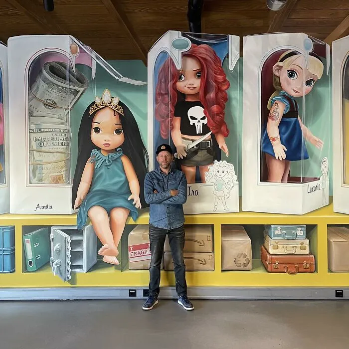35 Captivating 3D Murals By This Dutch Artist Infused With Hidden Messages