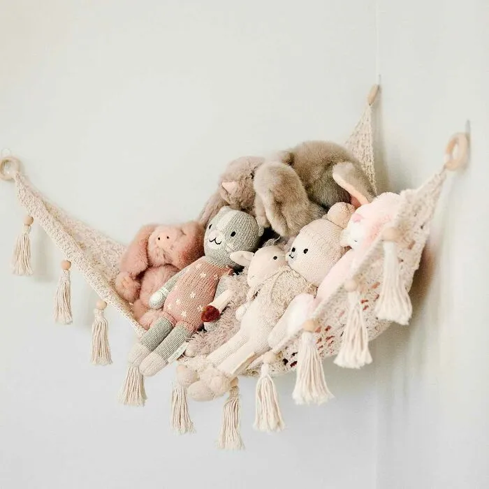 Macrame Toy Hammock