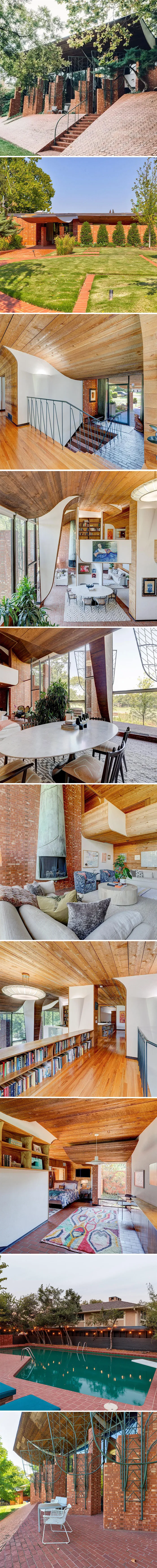 We’ve Never Said This Before But Here’s A Near Perfect Midcentury Modern In Oklahoma City, Ok. Per The Listing “The Architect Herb Greene’s “Cunningham House” Is A Landmark Mid-Century Modern Treasure Built In 1962 - Greene Studied Architecture Along With Bruce Goff And Frank Lloyd Wright, And Lectured At @uofoklahoma” Which Also Happens To Be The Best School $1,379,000
