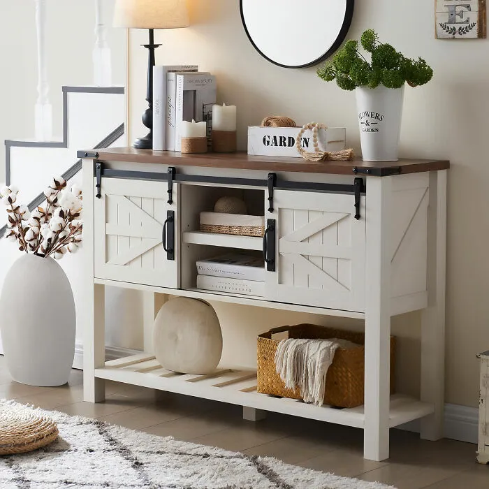 OKD Entryway Table With Storage Shelf