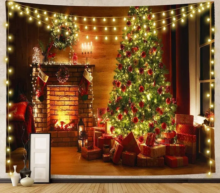 Bedeck With Christmas Wall Tapestry