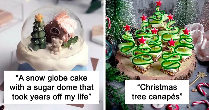 50 Festive Christmas Meals That Look Almost Too Good To Cut Into (New Pics)