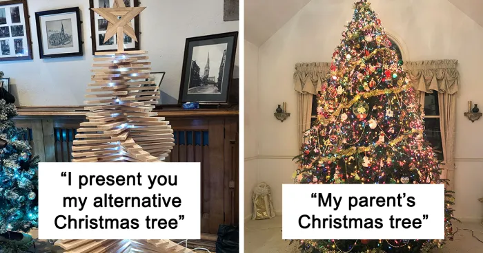 50 People That Got So Creative With Their Christmas Trees, They Had To Be Applauded Online (New Pics)