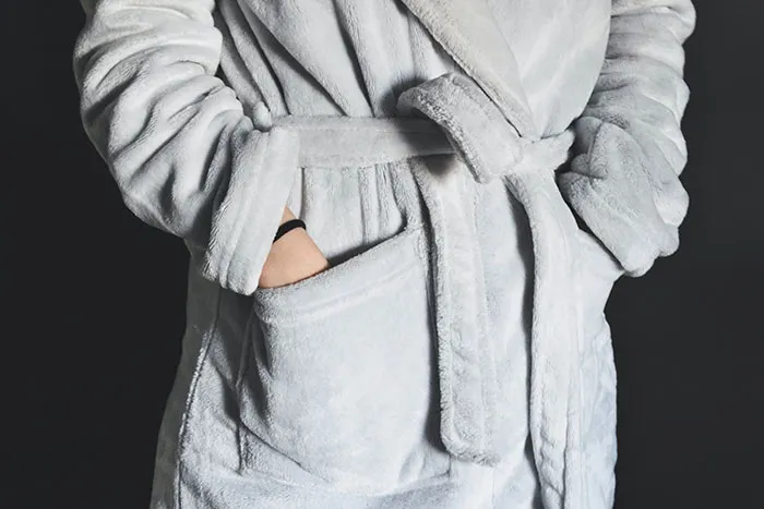 Walking Around In A Bathrobe