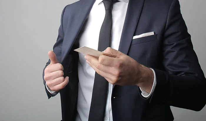 Having A Lawyer's Business Card