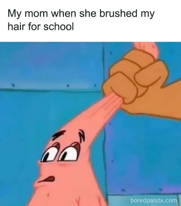 Cartoon character being pulled, illustrating hilariously relatable memes.
