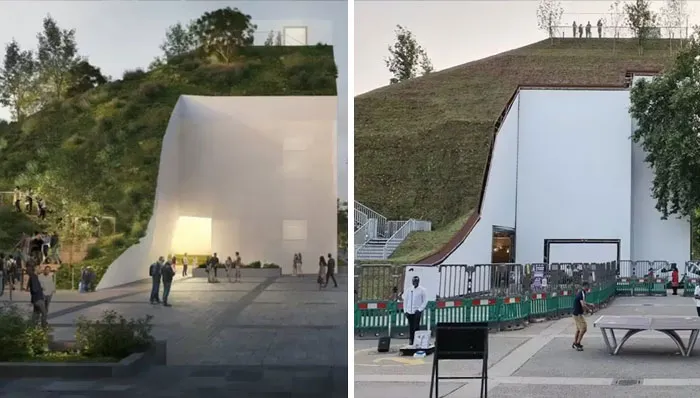 The Plans For The Marble Arch Mound On The Left Regarded Spectacular In Comparison With The Way It Had Really Been Constructed