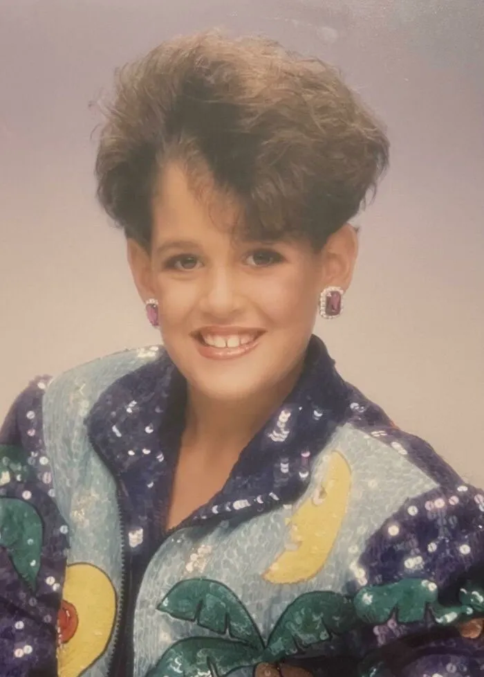 Fotos glamurosas de 1994. Tenía 8 años, pero aparento 45