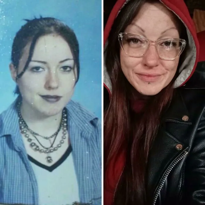 My Mom In 2003 vs. 2023 🖤