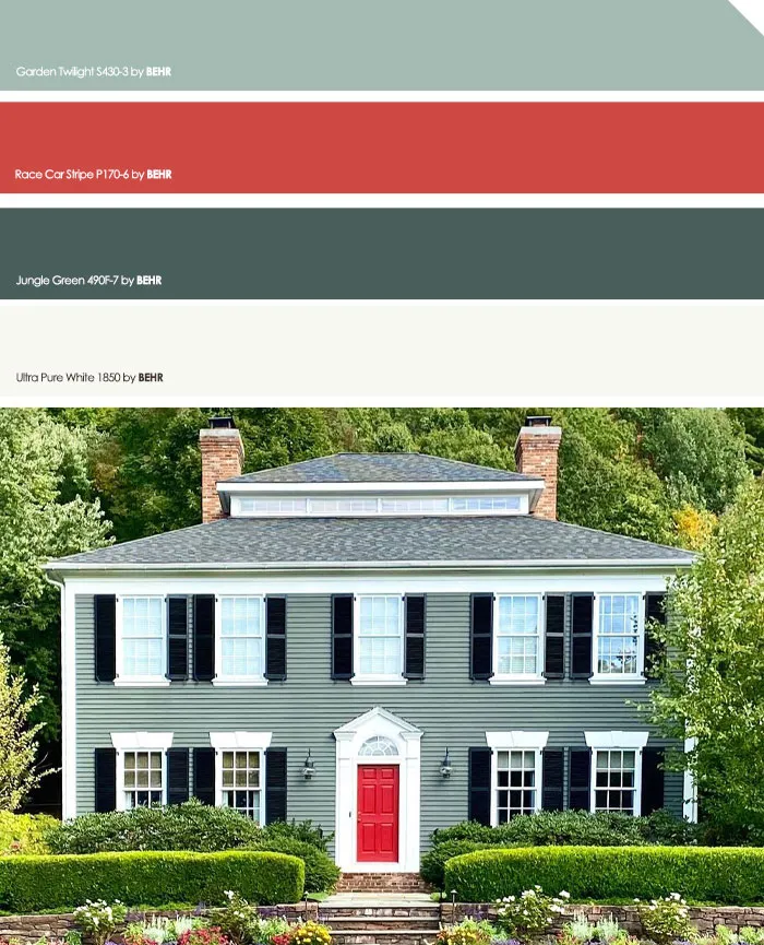 Green, White, And Red