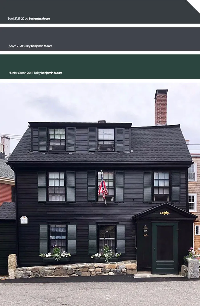 Black, Dark Gray, And Dark Emerald Green