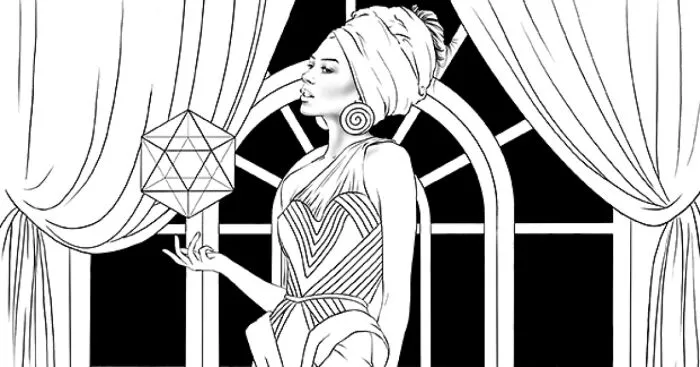 It Took Me 70 Days To Create These Stunning Gothic Outfits For A Coloring Book (10 Pics)
