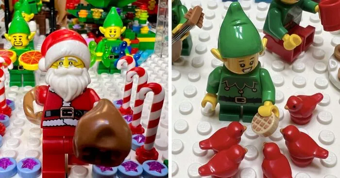 I Built The North Pole Out Of Legos