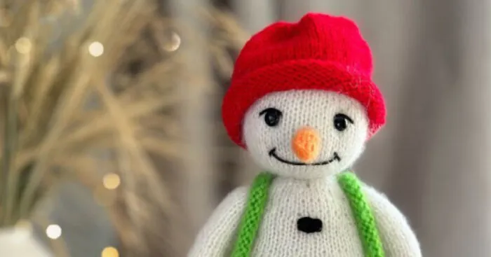 I Created A Cute Snowman Knitting Pattern In Two Days