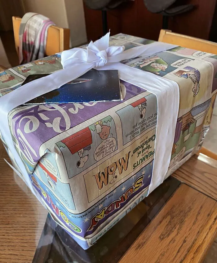 Save Sunday Comics For Wrapping Presents