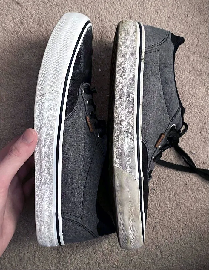 Use Nail Polish Remover (Acetone) To Get The White Rubber Part Of Vans/Converse Looking Good As New
