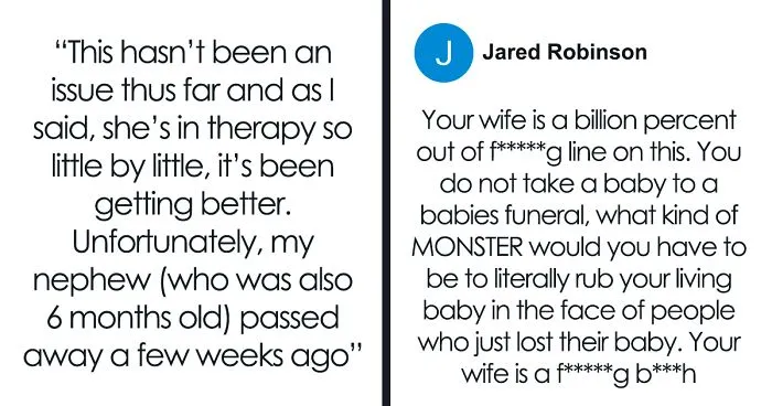 Couple’s Asked Not To Bring Their Baby Along To Another Baby’s Funeral, Woman Insists On Doing So