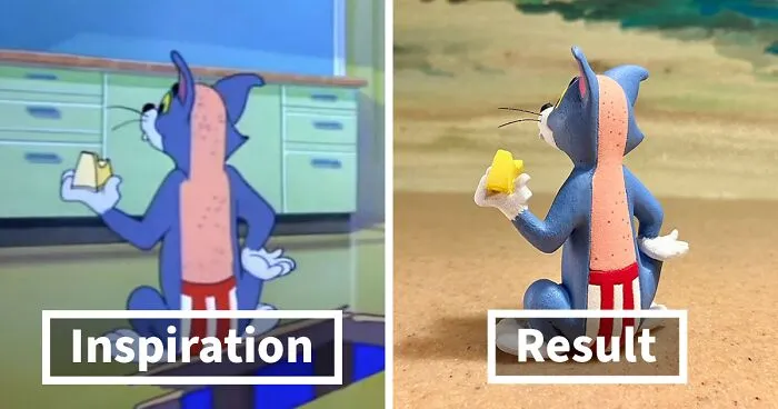 20 New Sculptures Of Tom And Jerry's Most Unfortunate Moments By Taku Inoue
