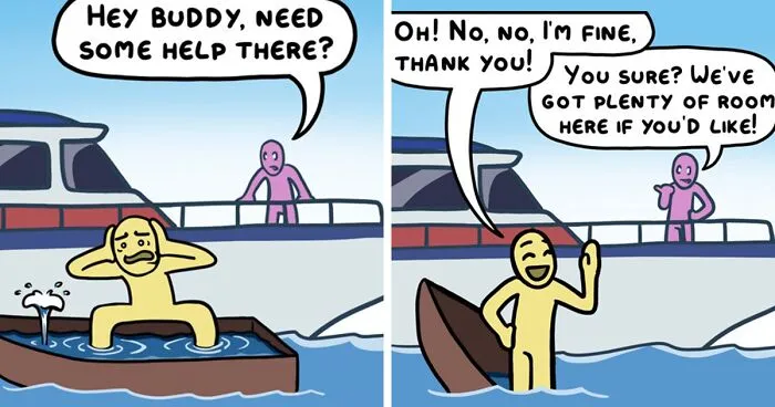 This Artist Makes Comics With Unexpected Twists, And Here Are 30 Of The Newest Ones