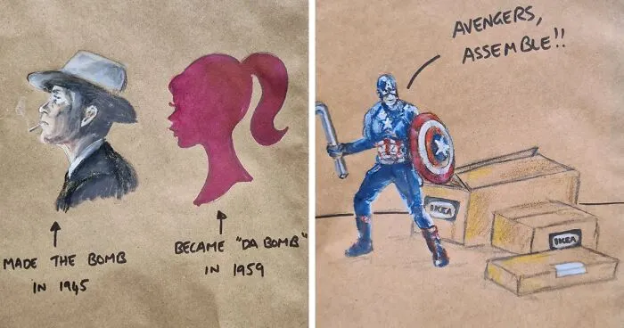 40 New Dad Jokes I Drew On Sandwich Bags For My Kids