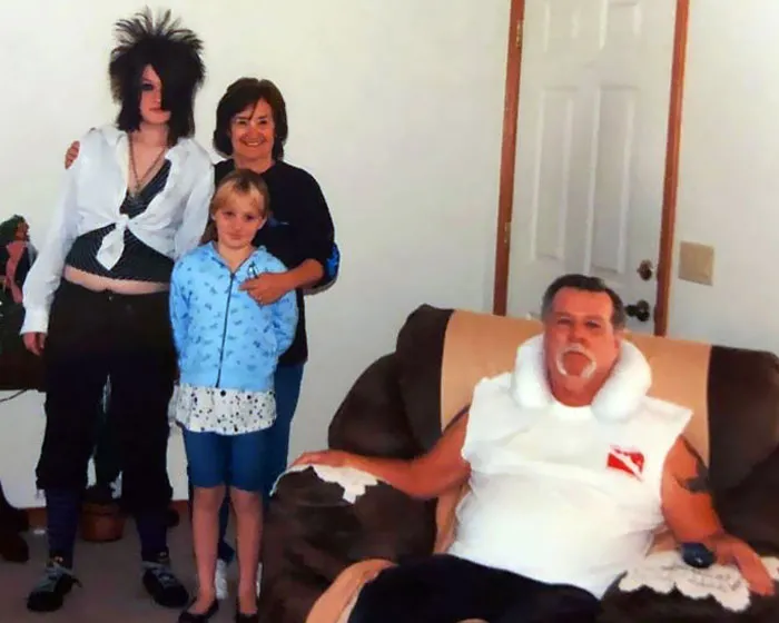 Circa 2007, Grandpa Still Brings Up "That Time I Looked Like A Rooster"