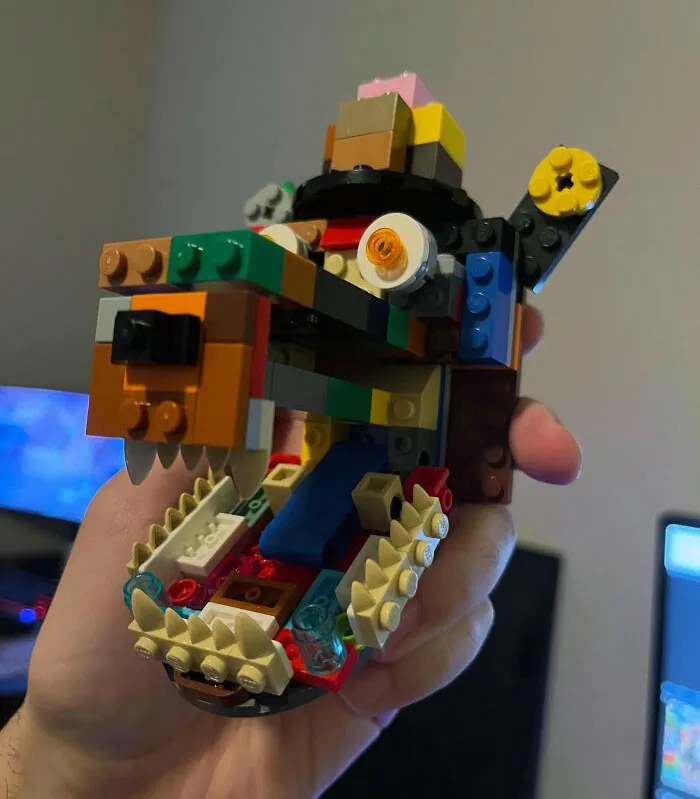 My Son Made Freddy With His Spare Parts And Yes, The Jaw Opens And Closes. I Am Beyond Impressed