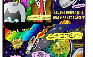 A Crazed Cartoonist Does Weird Art!