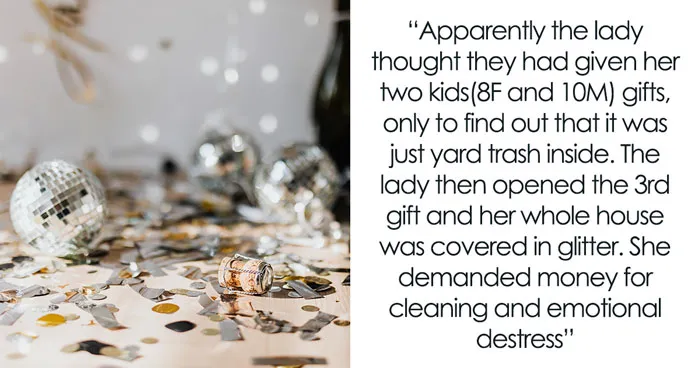 “AITAH For Making A Glitter Bomb Gift That Was Stolen?”