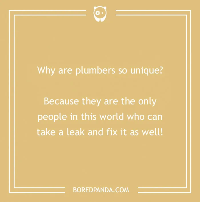 150 Jokes About Plumbers Nobody Prepared You For