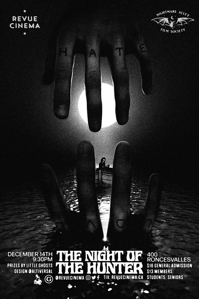"The Night Of The Hunter" Movie Screening Poster