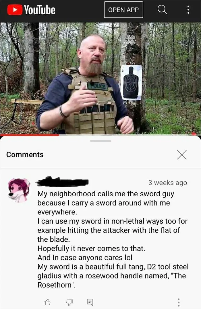 Spotted One While Watching A Video On Self-Defense Shootings…