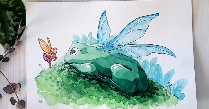 I Painted One Whimsical Illustration A Day For A Month (31 Pics)