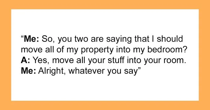 College Student Does Exactly As Told After Roommates Demand They Keep Their Stuff In Their Room