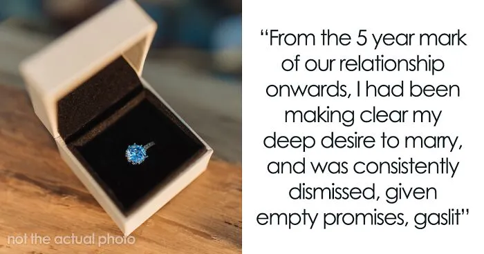 BF Decides It's Finally Time To Propose After 30 Years And 4 Kids, Is Met With An Eye Roll