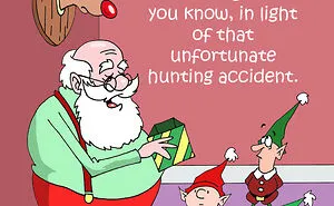 20 Festive Cartoons That I Made For The Christmas Season